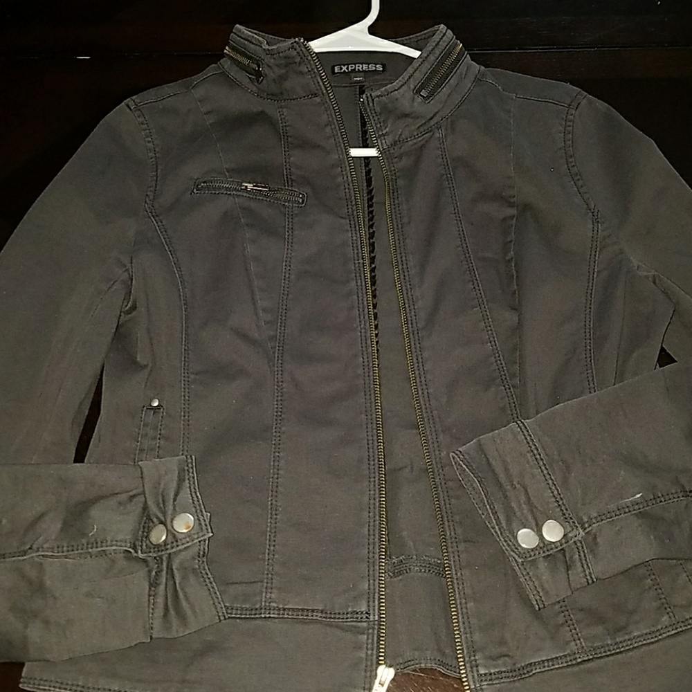 Express biker style jacket